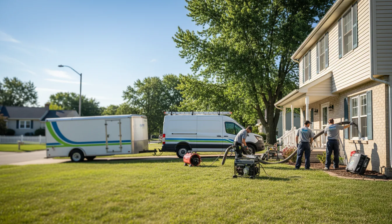 Flooded Basement Restoration And Cleanup With Repair in Stilwell, KS near me